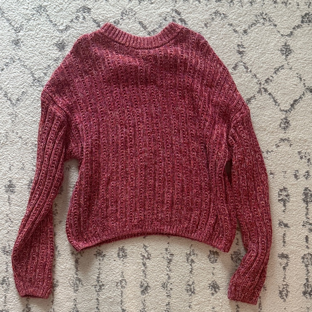 Universal Thread Maroon Knit Sweater